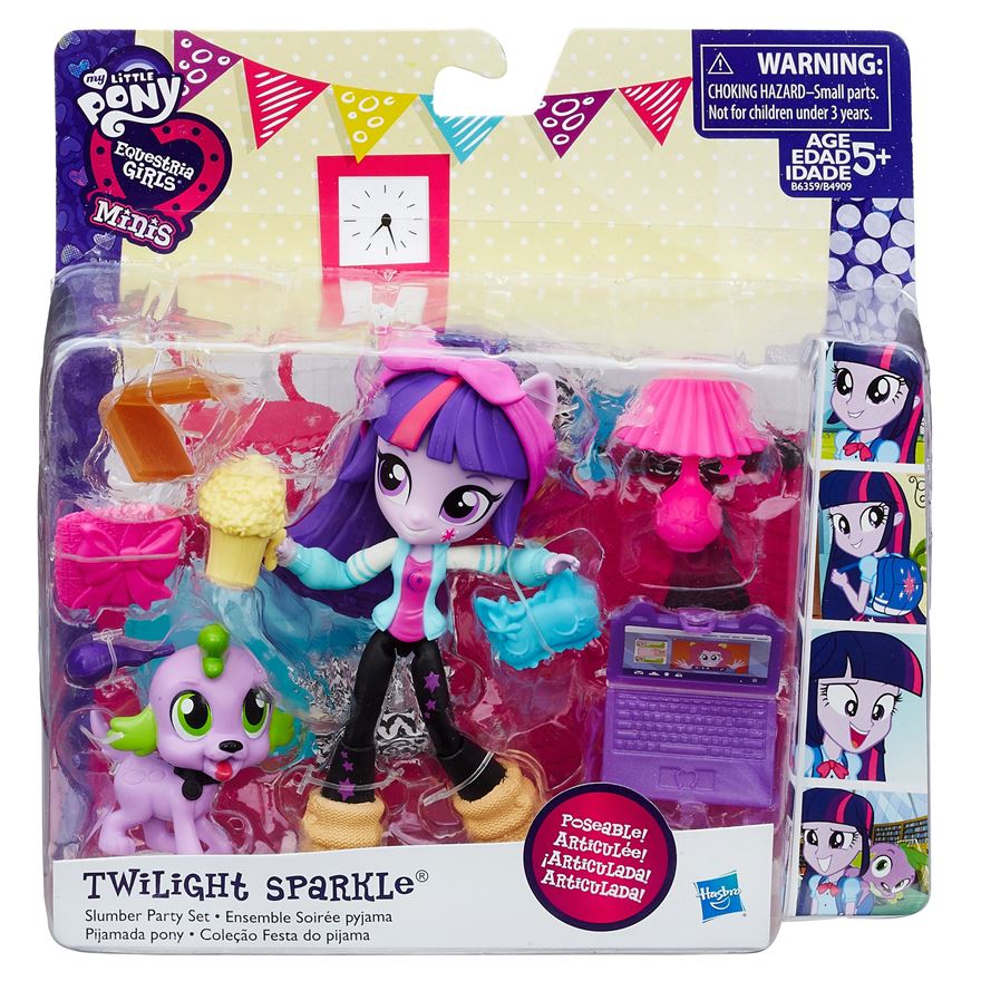 Набор с мини-куклой Twilight Sparkle из серии My Little Pony Equestria Girls, 12 см., шарнирная  